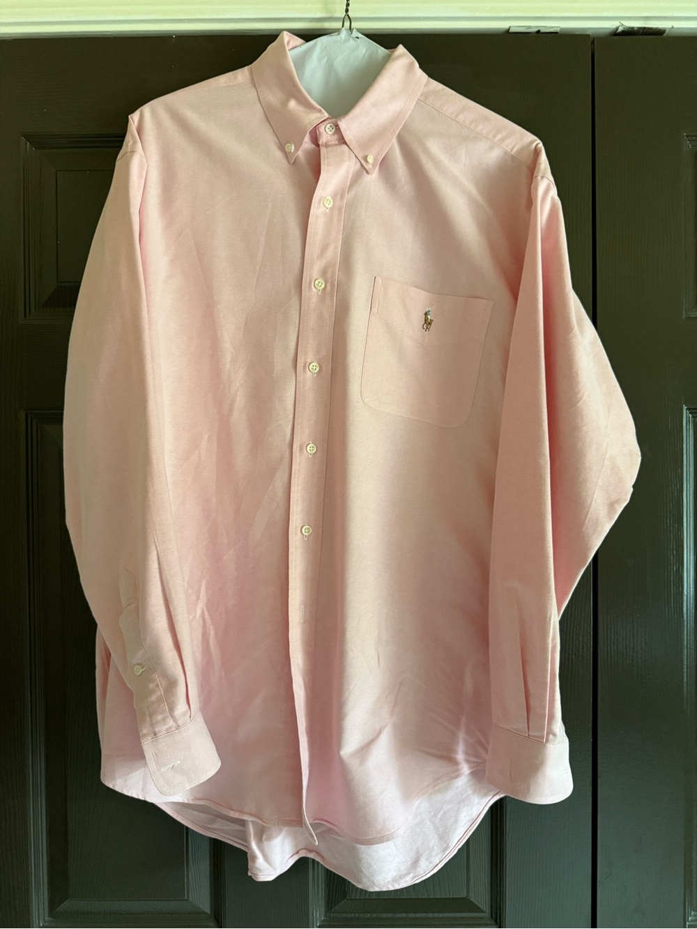 Ralph Lauren Pale Pink Button-Down Dress Shirt